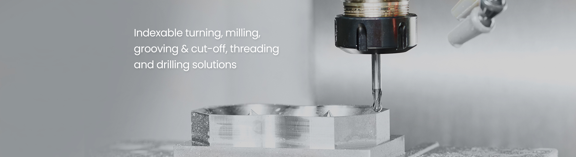Indexable turning, milling, grooving & cut-off, threading and drilling solutions